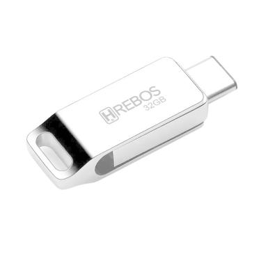 Imagem de Pen Drive Hrebos If-252 Dual Drive 32gb Usb-c E Usb-a