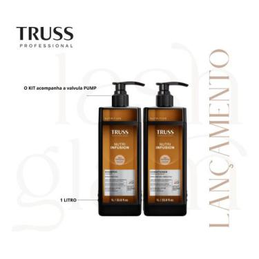 Imagem de Kit Truss Profissional Nutri Infusion Salon Duo 1 Litro Cada