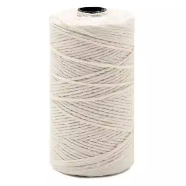 Imagem de Barbante Escolar Cru 4 Fios Rolo com 100GR 152M - EuroRoma