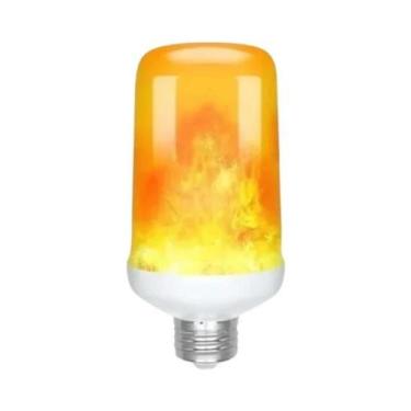Imagem de Lâmpada LED Com Efeito De Chama Dinâmica E27 E14 12W, Lâmpada Criativa