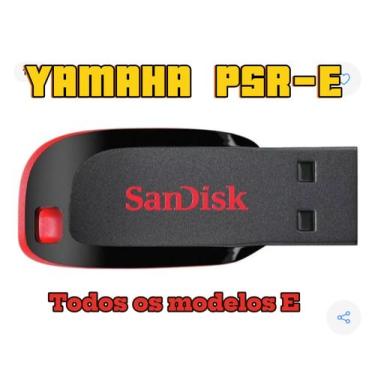 Imagem de Pendraiver com ritmos para teclados yamaha psr-e e473/e463/ew425/e373 