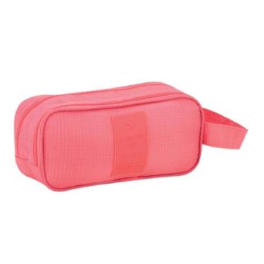 Imagem de Necessaire Estojo Case Organizador para Viagem Escolar Unica, Azul