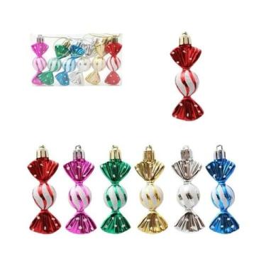 Imagem de Enfeites DIY De Natal Em Forma De Bastão De Gelo, 6 Peças Em Caixa, De