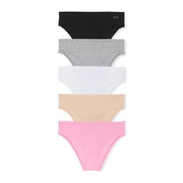 Imagem de Calcinhas Victoria's Secret PINK Cotton Cheeky, pacote de 5 mulheres