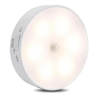 Imagem de Luminária LED Sensor Presença Recarregável Branco Frio YWG 8 - Congrat