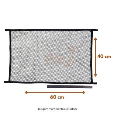 Imagem de Cerca para Cachorros OEM Mini XP para Cães em Tela Voley Preto 40cm X 60cm com 4 Gancho...