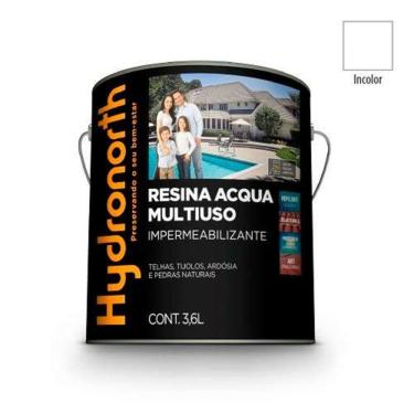 Imagem de Resina Acqua Multiuso Incolor Fosca para Proteção de Superfícies Galão 3,6L Transparente Hydronorth