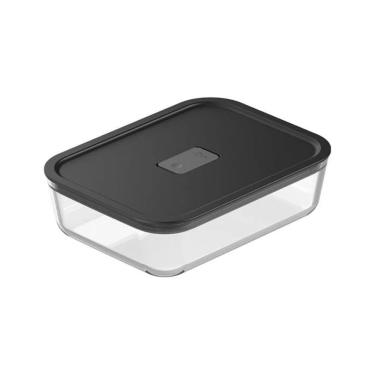 Imagem de Pote de Vidro Hermético Fresh Lock para Preparo e Armazenamento de Alimentos Freezer e...