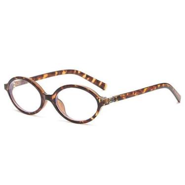 Imagem de Óculos de Sol Feminino Vintage Oval Oncinha Tartaruga UV400 - Malaysia
