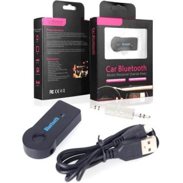 Imagem de Adaptador Receptor Bluetooth Aux P2 Música Som Carro - MLS