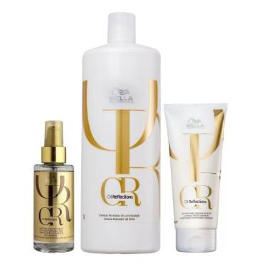 Imagem de Wella Professionals Oil Reflections - Kit Shampoo 1L + Condicionador 2