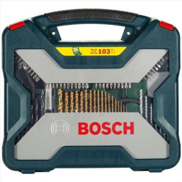Imagem de Kit de Pontas e Brocas em Titânio Bosch X-line 103 Peças - Bosch