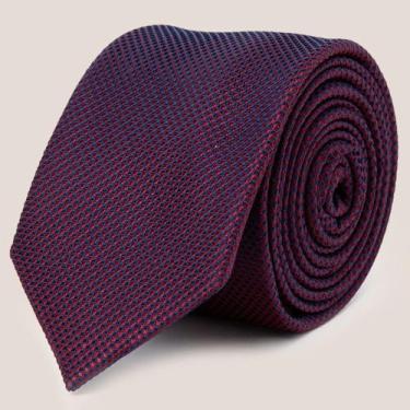 Imagem de Gravata de Seda Dudalina Maquinetada In25 Roxo Masculino, Único, Purpl