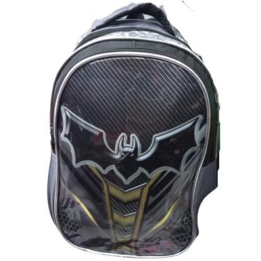Imagem de Mochila Costas Pequena Creche Escolar Infantil Batman Gotham City Denl
