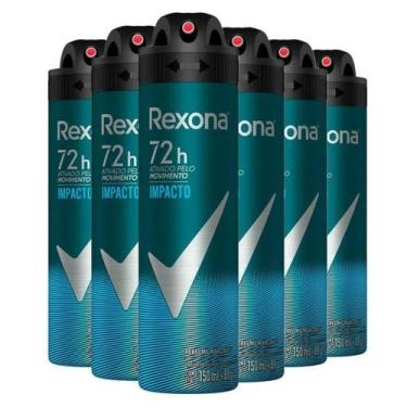 Imagem de Kit Desodorante Aerosol da Rexona Men xtracool 150ml - 6 Unidades