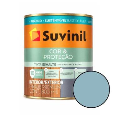 Imagem de Esmalte Base Água Fosco Seca Rápido Rio Ebro 0,8L Suvinil - SUVINIL AC