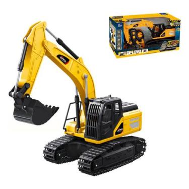Imagem de Escavadeira De Brinquedo C/ Controle Remoto Fenix CCT-450