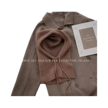 Imagem de Gorro Feminino De Inverno Com Capuz De Tricô Estilo Coreano Para Exter