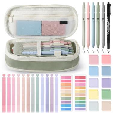 Imagem de KOUDGY Kit de Anotação para Livros com 49 Peças e Estojo para Lápis
