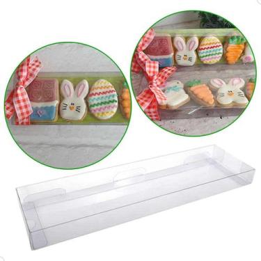 Imagem de Embalagem para Biscoitos Caixa de Acetato PX-249 (6x2x21 cm) (25un) Ca