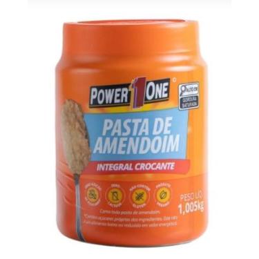Imagem de Pasta De Amendoim Power One Integral 1kg Crocante ou Lisa