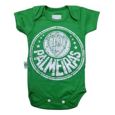 Imagem de Body Bebê Palmeiras Verde Escudo Oficial - Revedor, M