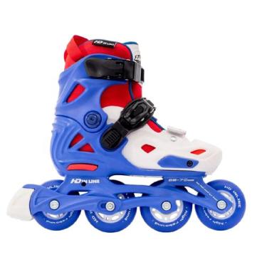 Imagem de Patins Hd Inline Infantil - Zippy - Blue Cosmo, Azul