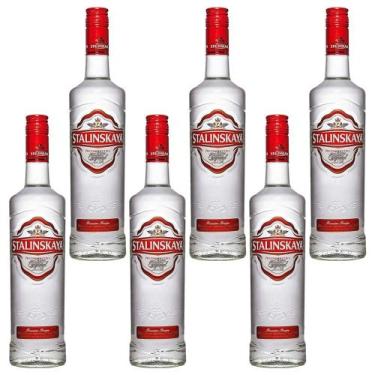 Imagem de Vodka Stalinskaya - 1L Kit6