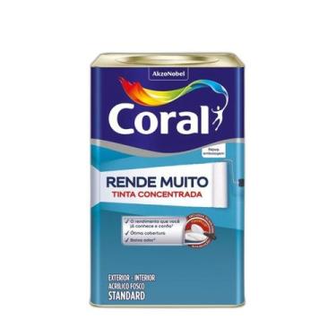 Imagem de Tinta Acrílica Coral Rende Muito 16L Fosco - Várias Cores, Branco Gelo