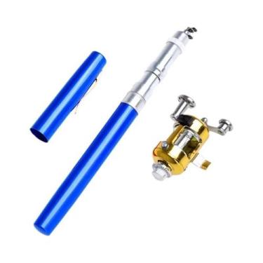Imagem de Vara De Pesca Telescópica Portátil E Kit Completo De Carretilha Em For