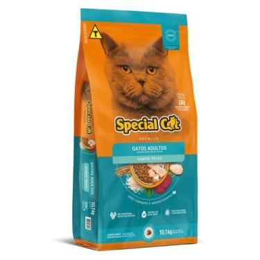 Imagem de Ração Special Cat Premium Para Gatos Adultos Sabor Peixe 10,1 kg - Man