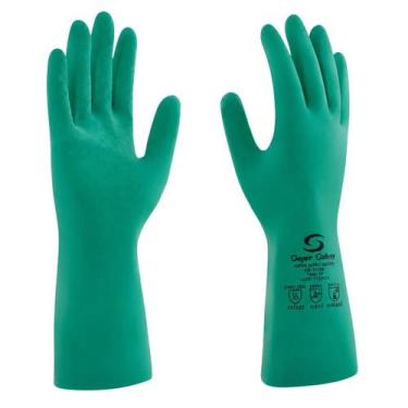Imagem de Luva Borracha Nitrílica Super Nitro Green CA 33334 - 1 Par - SUPERSAFE