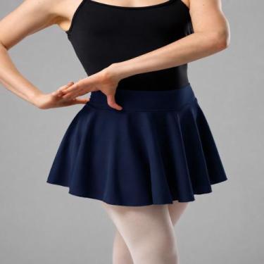 Imagem de Saia de Ballet em Helanquinha Com Cós Adulto - - Pas Classique, Azul m