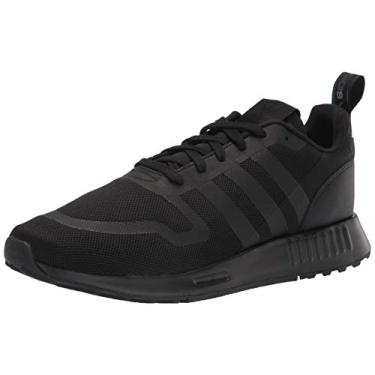 Imagem de Adidas Tênis unissex infantil macio e elástico, Preto/Preto/Preto, 40