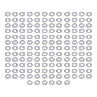 Imagem de Arruela de parafusos, kit de sortimento de arruelas planas de fácil substituição DIN125 à prova de ferrugem para reparo de automóveis para dispositivos industriais(M4)