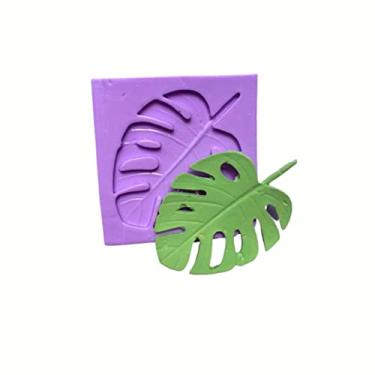 Imagem de Confeitaria dos moldes, F763 MOLDE DE SILICONE FOLHA COSTELA DE ADÃO CONFEITARIA ARTESANATO