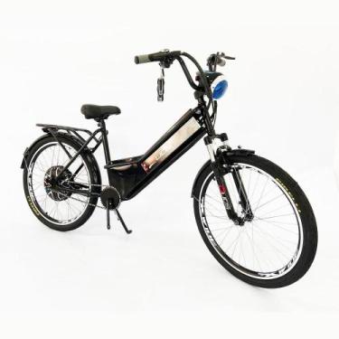 Imagem de Bicicleta Elétrica Aro 26 Duos Confort 800W 48V 15Ah Preta - Duos E-Bi