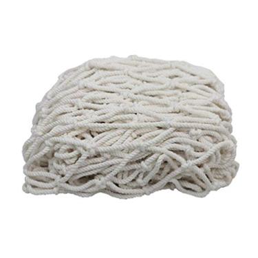 Imagem de XCYYBB Rede de carga de nylon rede de corda resistente contêiner grade de segurança para crianças rede de escalada rede anti-gato diâmetro de rede decorativa 6 mm, malha 8 cm-branco 2 x 6 m (6,6 x 20 pés)