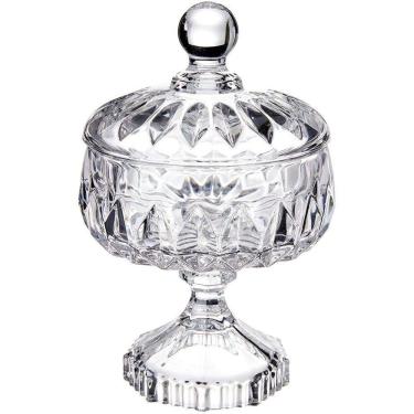 Imagem de Bomboniere Potiche de Cristal c/ Pé Louise 22,5 cm - Wolff