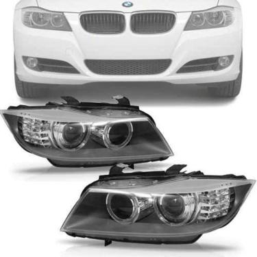 Imagem de Par Farol Bmw 320 2008 2009 2010 Sem Xenon Com Projetor