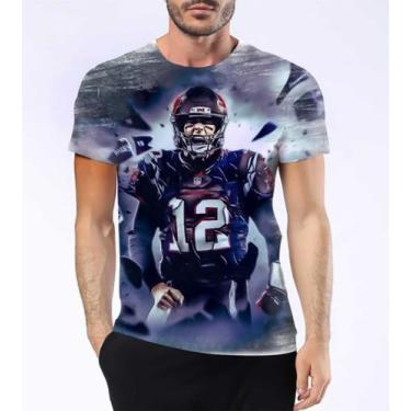 Imagem de Camisa Camiseta Tom Brady Futebol Americano Quarterback 9 - Estilo Kra