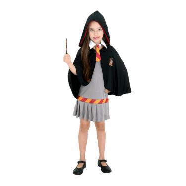 Imagem de Fantasia Hermione Grifinória Infantil Original - Harry Potter GG