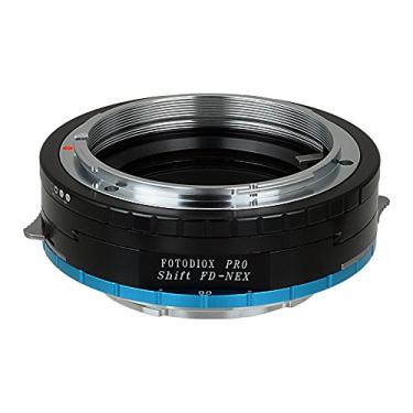 Imagem de Adaptador de montagem de lente Fotodiox Pro Shift compatível com lentes Canon FD e FL para câmeras Sony E-Mount