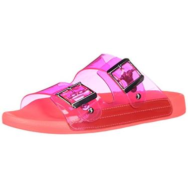 Imagem de Jessica Simpson Sandália rasteira feminina Prespen, Rosa fluorescente, 6