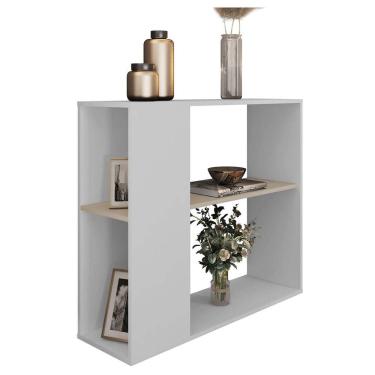 Imagem de Aparador Buffet Decorativo 1 Prateleira Opala Branco Caemmun