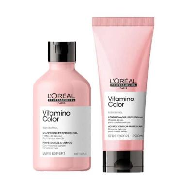 Imagem de Kit Loreal Vitamino Color Resv Shampoo 300ml+Condicionador 200Gr