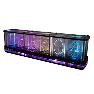 Imagem de Tingpai DS3231 Kit de despertador com LED de fonte g nde Visor de 6 dígitos Relógio eletrônico Espectro musical em massa Módulo de relógio multifuncional Relógio DIY com ho/tempe tu/data /