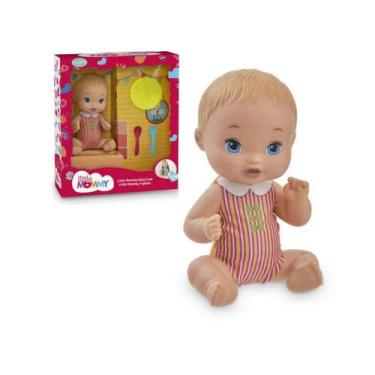 Imagem de Boneca Infantil Little Mommy Papinha Loira Mattel Com Colher - Pupee