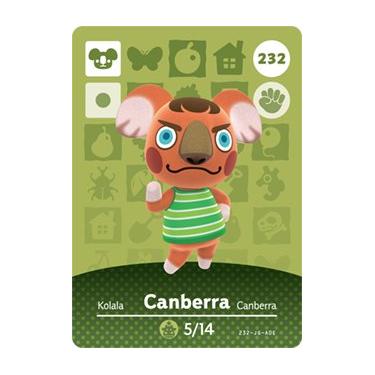 Imagem de Canberra - Nintendo Animal Crossing Happy Home Designer Amiibo Card - 232