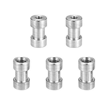 Imagem de Qudai 5 pcs 1/4 "-20 e 3/8" -16 Fêmea Spigot Parafuso Adaptador de Rosca para Suporte de Luz Do Flash Da Câmera BD